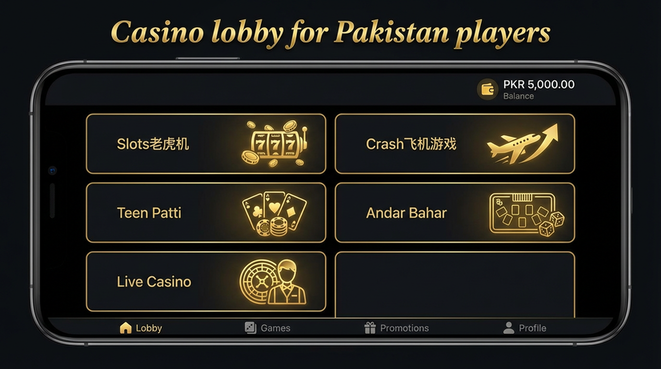 Lobby view of slotsgo for Pakistan users - 4
