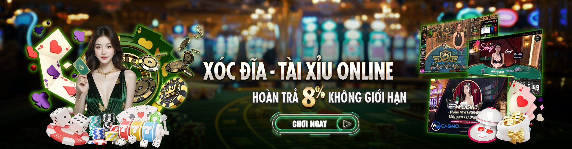 Hình ảnh quảng cáo của luck8 hiển thị nền tảng và các lợi ích